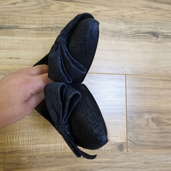 Tory Burch "Rosalind" Denim leather Pointed Toe Flats, size US 8.5 - Picture 5 of 17